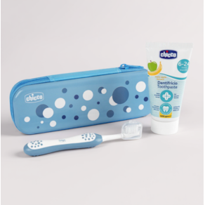 Chicco Conjunto Higiene Oral Azul 6-36M